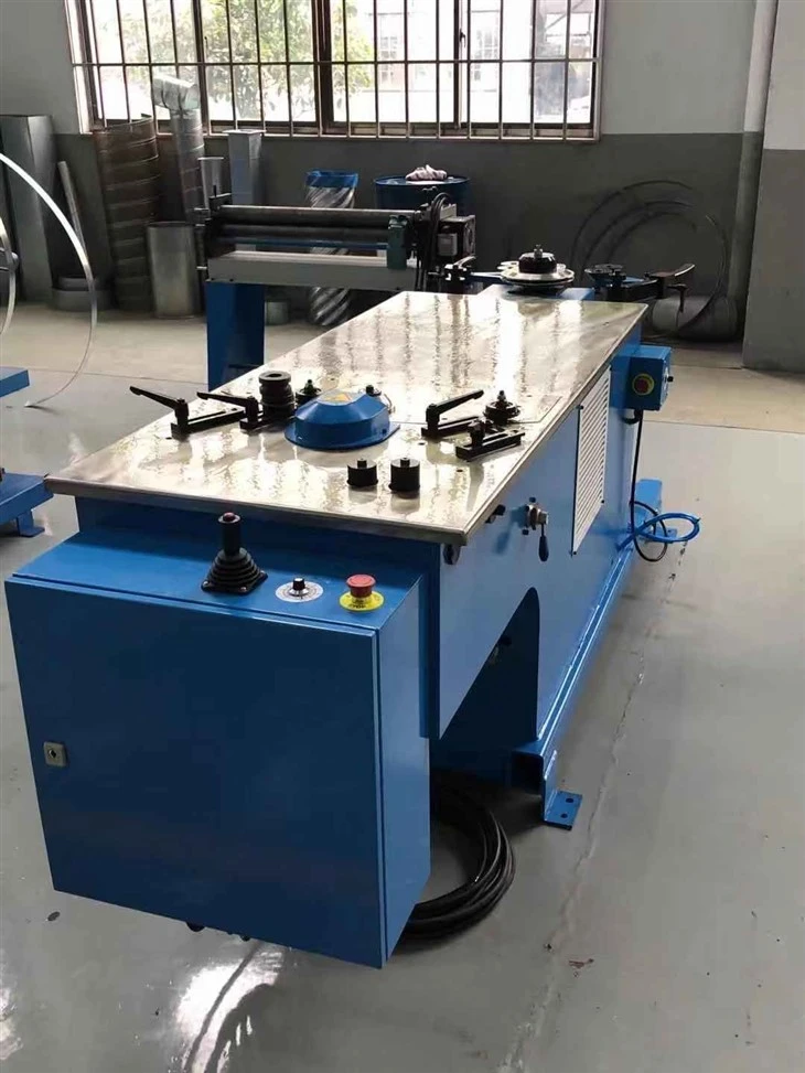 Ac Duct Hydraulic Pipe Elbow Making Machine Gorelocker For Round Duct