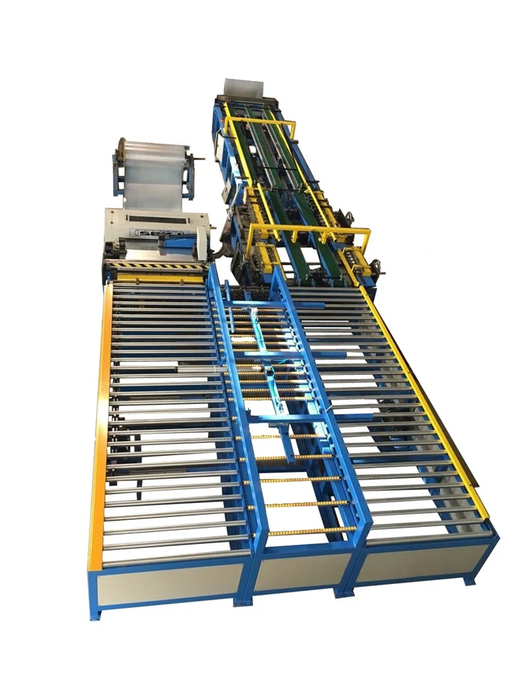 Ventilation Ducts Rectangle Air Duct Machine U Shape Auto Duct Line Manufacturing